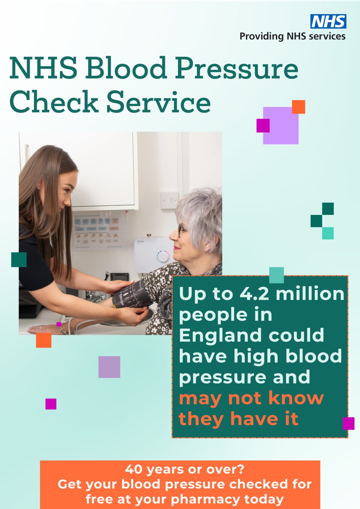 NHS Blood Pressure Monitoring (40 years or older)