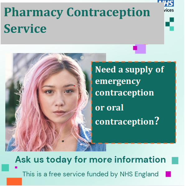 Pharmacy contraception service NHS